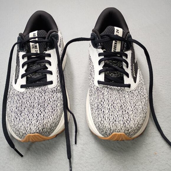 Brooks Adrenaline GTS 24 Running Shoes Mens 10.5 Black White Gum Sneakers main image 6